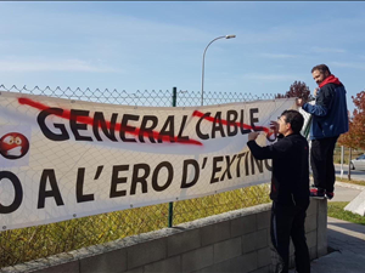 Protestas de trabajadores de General Cable