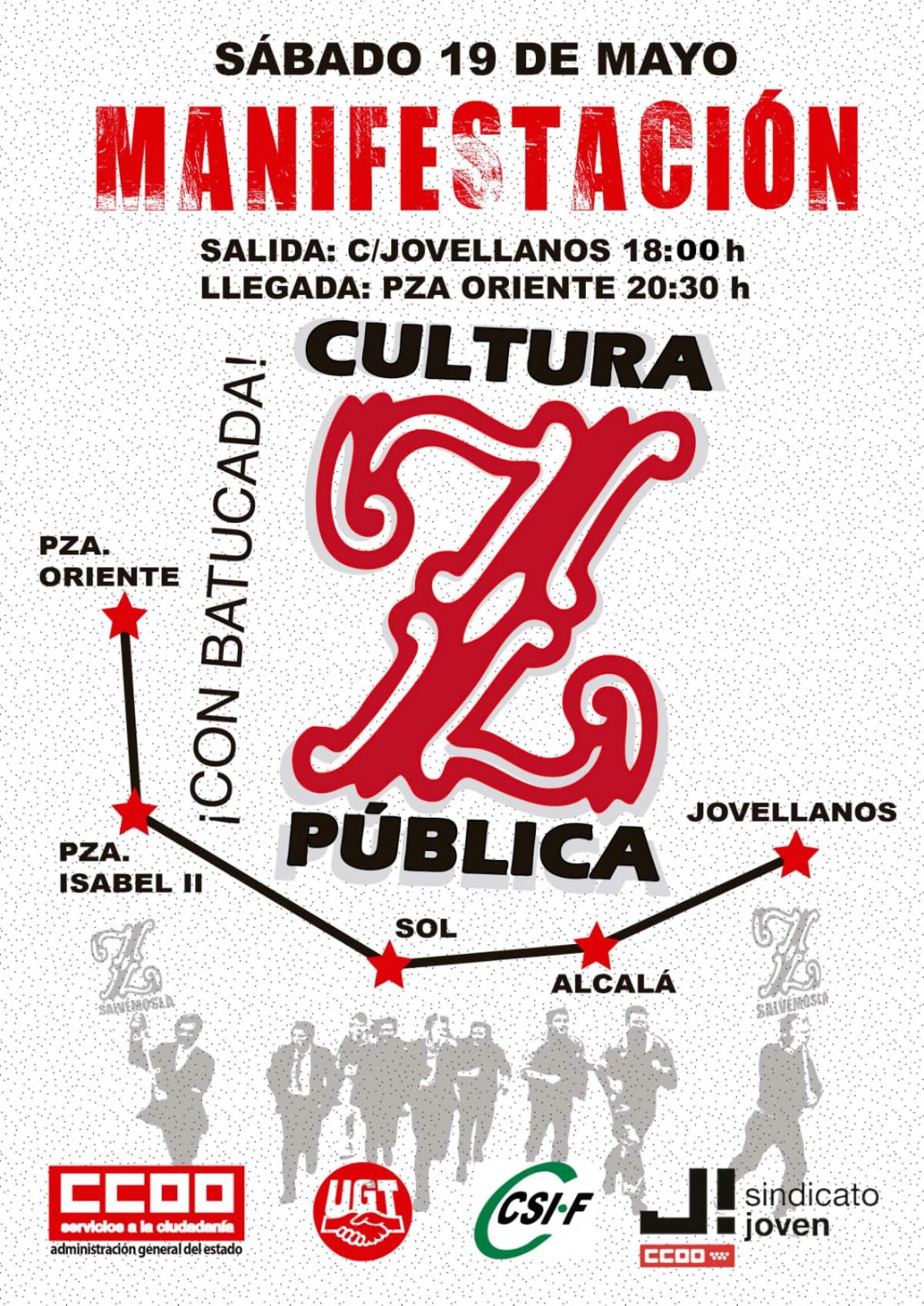 Manifestación Salvemos la Zarzuela