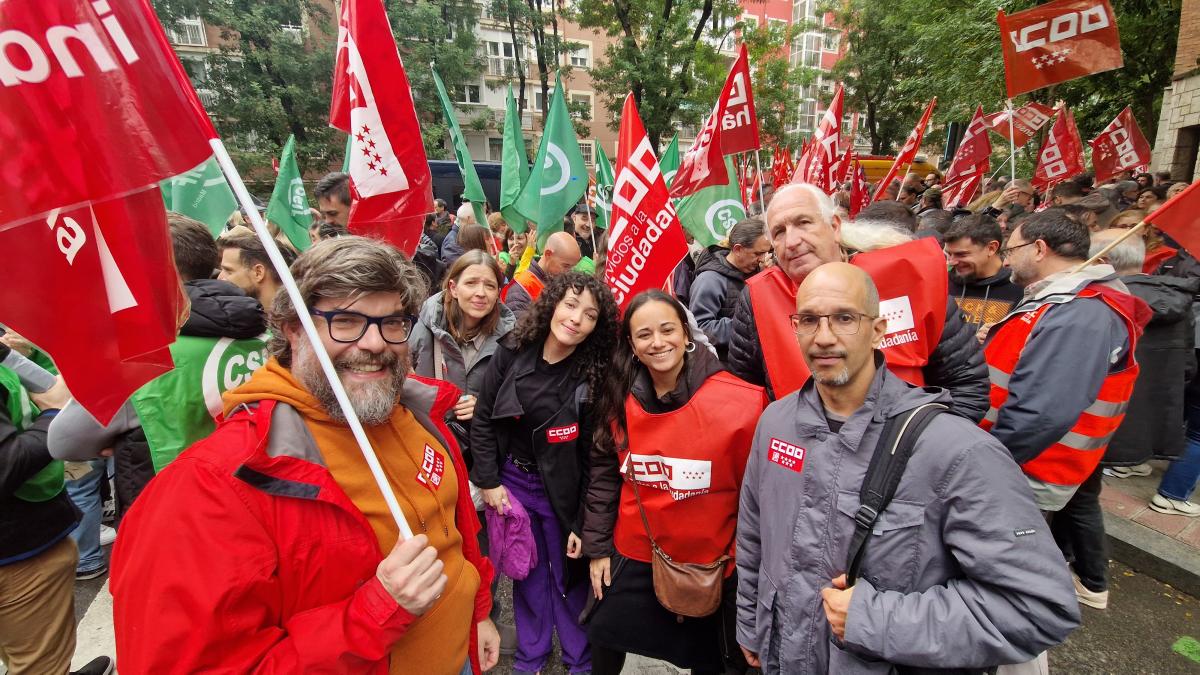 Concentraciones 30 octubre 2025 frente al Ministerio para la Transformación Digital y Función Pública