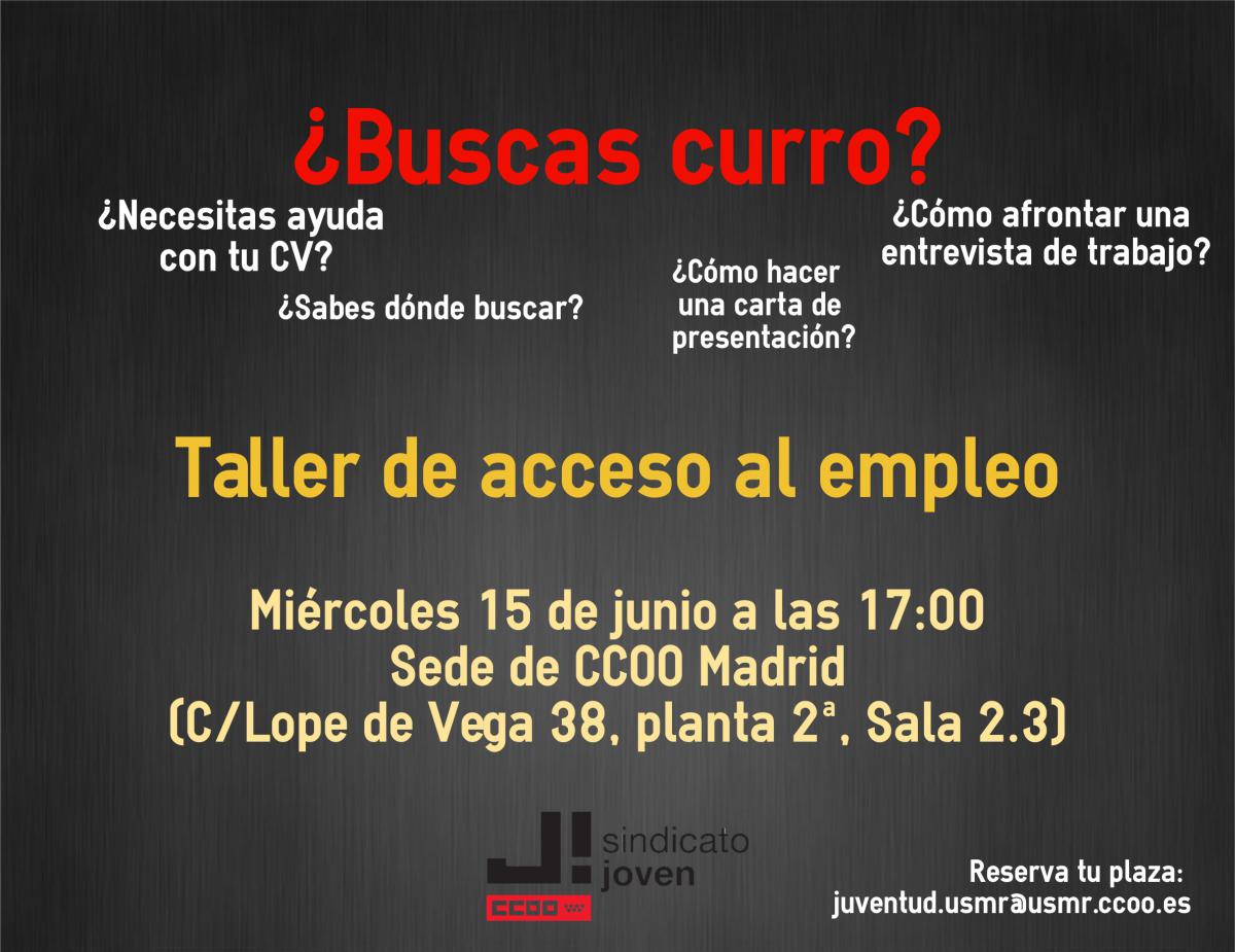 taller empleo juventud