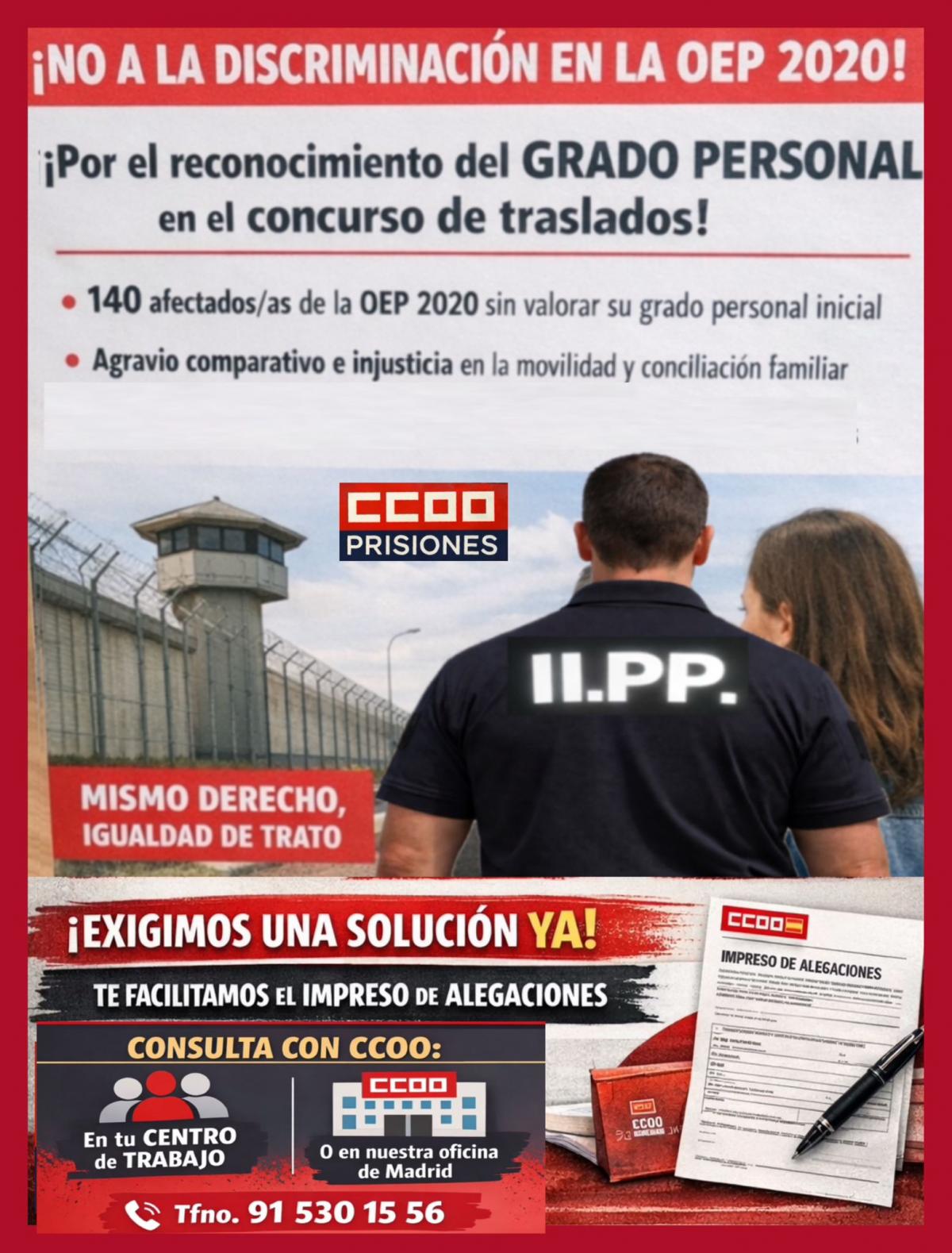 Consolidación Grado Personal concurso de traslados