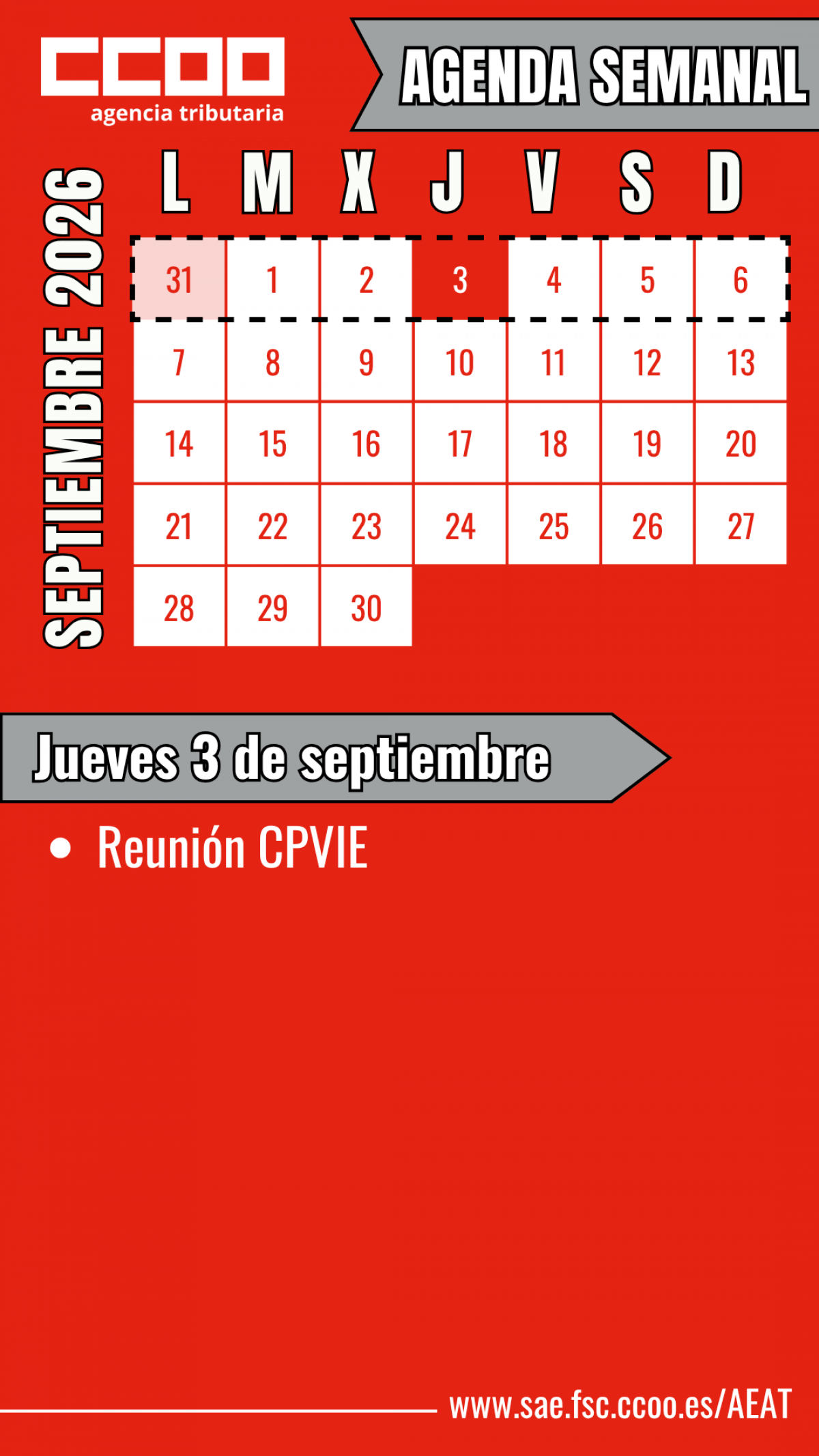 Agenda Semanal