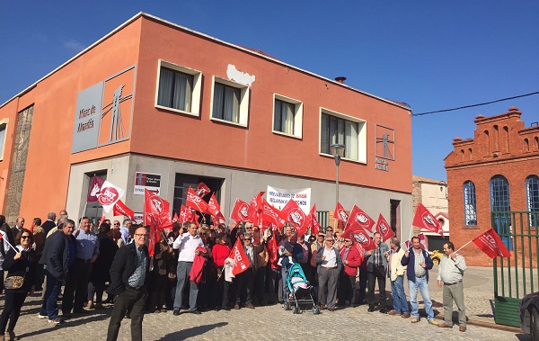 Imagen de la concentración. 