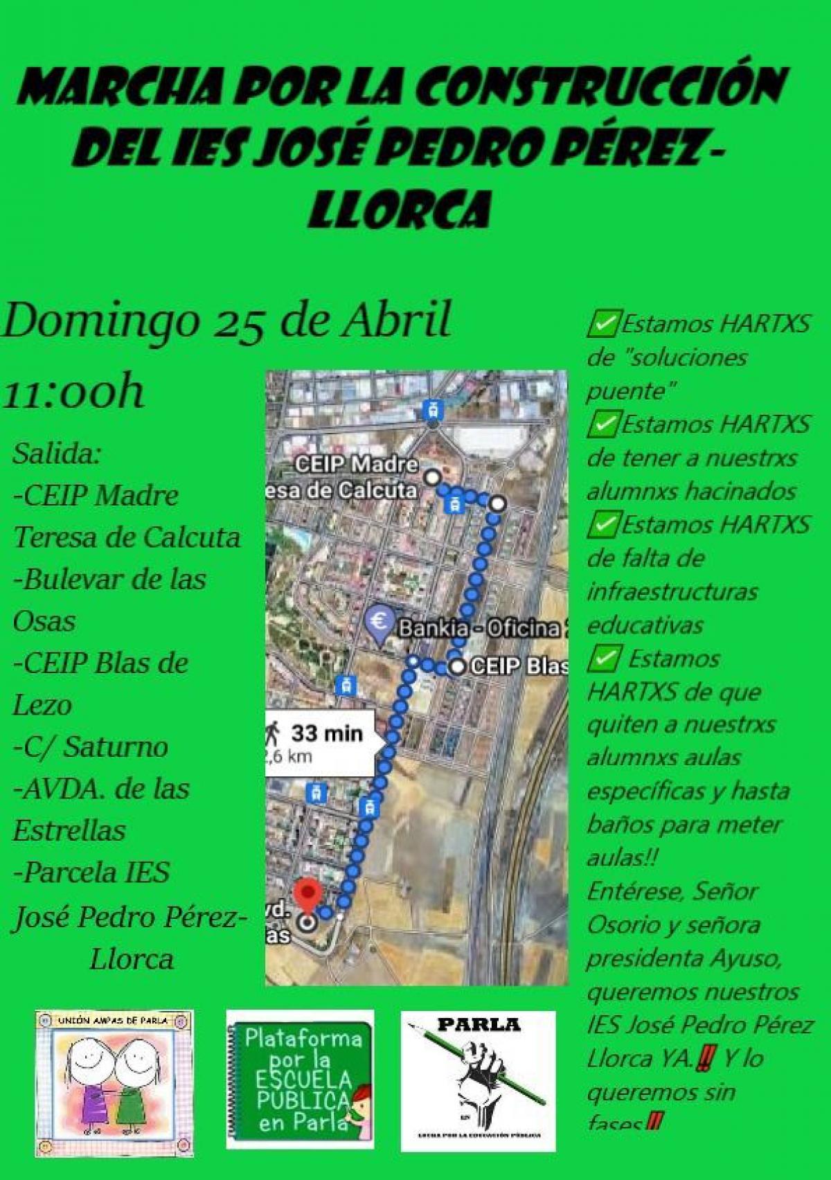 Falta de planificación en la escolarización en Parla